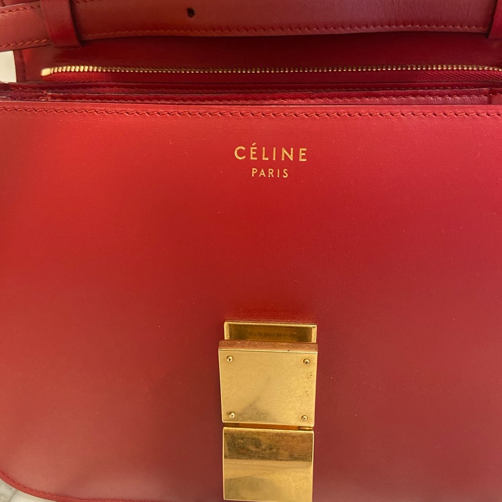 Celine Classic Box Bag - Smooth Leather - Medium - Picture 9 of 11